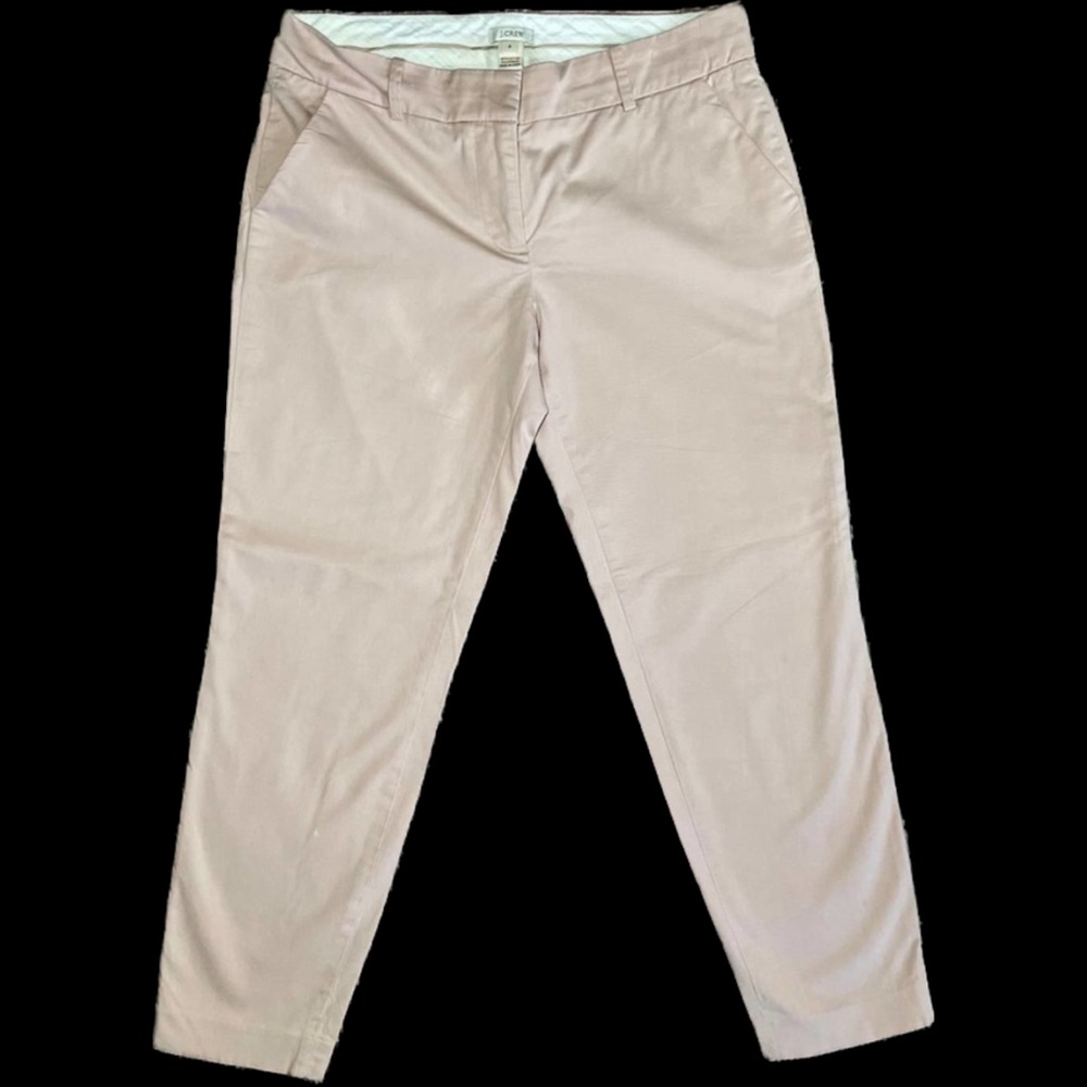 J.Crew Soft Pink Cropped Trousers Size 4